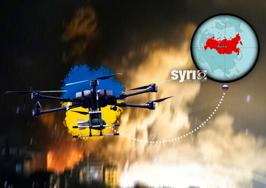 Ukrainasit godasin me dronë një fabrikë të rëndësishme kimike në Rusi