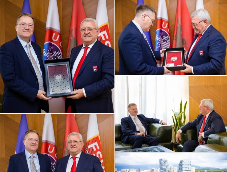 Duka takon Ambasadorin e Britanisë së Madhe, në fokus organizimi i ndeshjes Shqipëri-Angli
