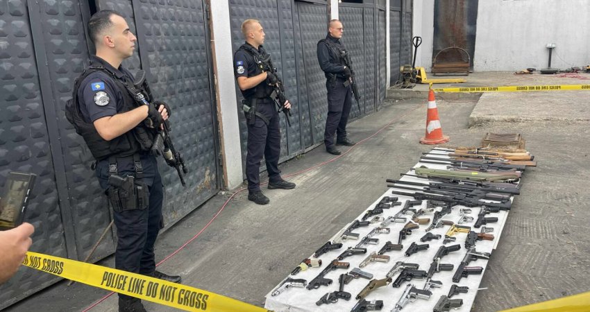 Policia e Kosovës shkatërron armët ilegale, mbi 36 mijë të konfiskuara që nga viti 1999