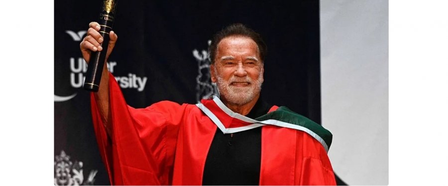 Arnold Schwarzenegger merr një doktoraturë nderi për kontributet e tij në shërbimin publik, avokim mjedisor dhe artet