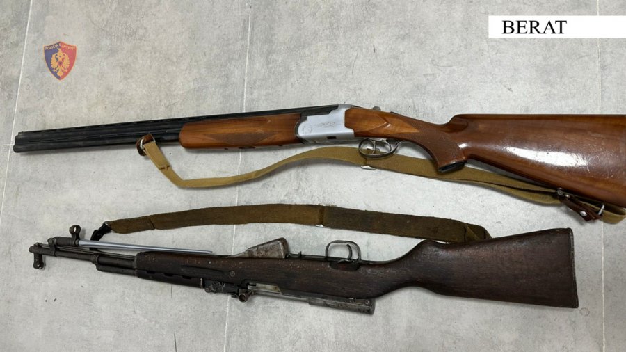 Berat/ Arrestohet 66-vjeçari, mbante armë zjarri dhe municion luftarak pa leje në magazinë