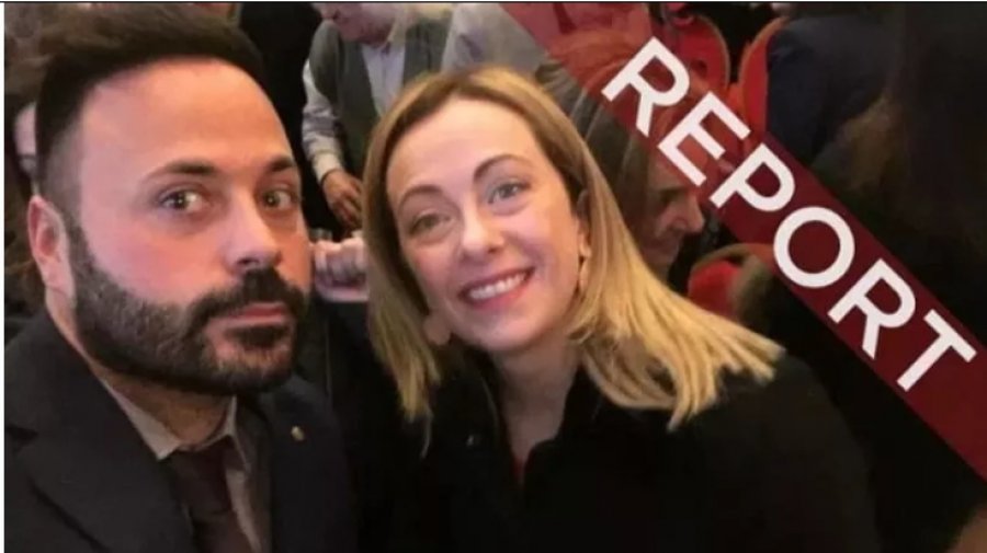 Report Rai 3 publikon foto të Melonit me përfaqësues të dyshuar të klanit Senese, shpërthen debat në Itali