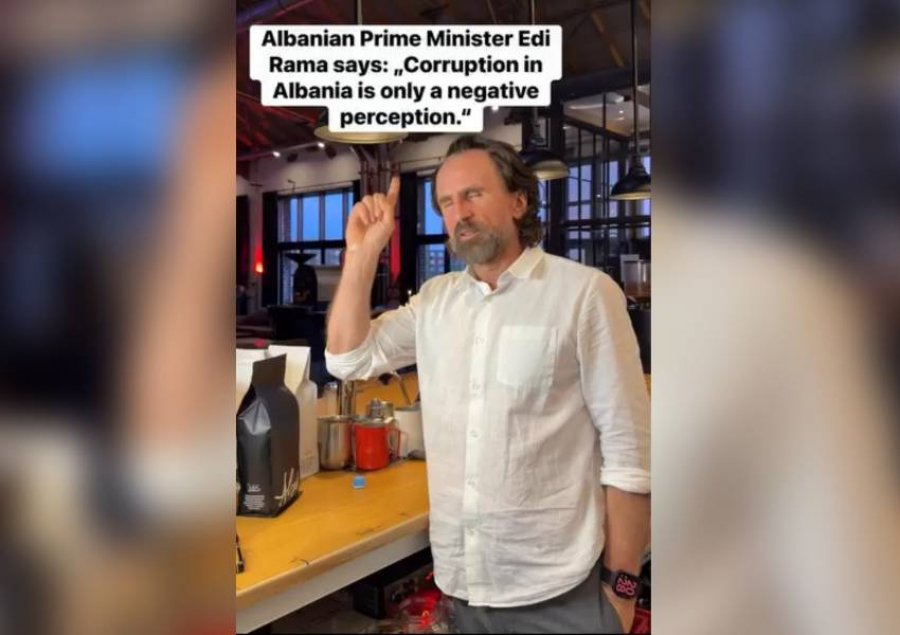 ‘Korrupsioni në Shqipëri është vetëm një perceptim negativ’/ Influencieri i famshëm ironizon Edi Ramën