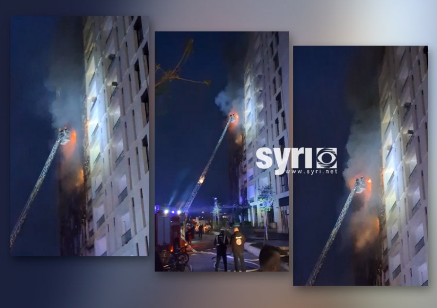 Zjarri tek pallati 12 katësh pranë QSUT-së nisi nga një biznes në katin e parë, fasada e përhapi