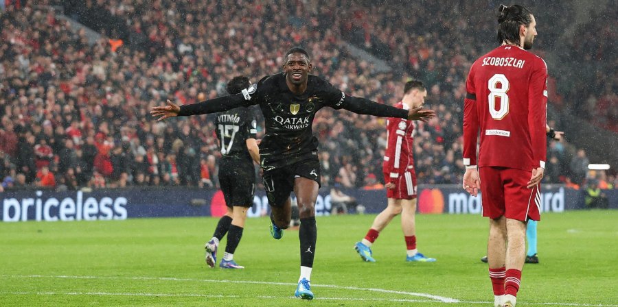 Shënoi dopjetë në ‘Anfield’, Dembele shpallet lojtari i ndeshjes Liverpool-PSG