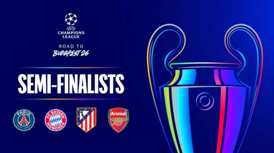 PSG-Bajern dhe Arsenal-Atletiko, ja kur do të luhen gjysmëfinalet e Champions League