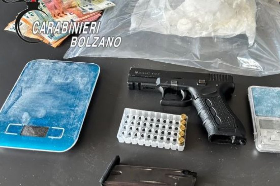 Me pistoletë 'Glock' dhe kokainë në hotel, arrestohet shqiptari i rrezikshëm në Itali!