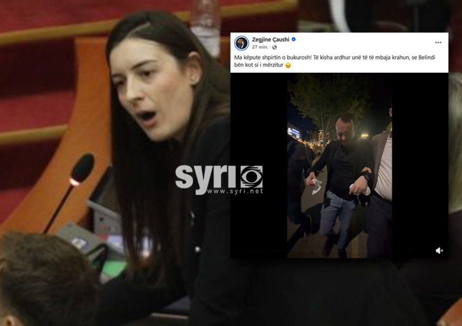 Lajthit Zegjine Çaushi, kënaqet me dhunën e policisë ndaj protestuesve