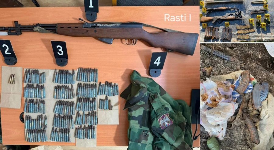 Gjendet tjetër arsenal armësh në veri - Sveçla: Beteja kundër çdo celule terroriste nuk ndalet