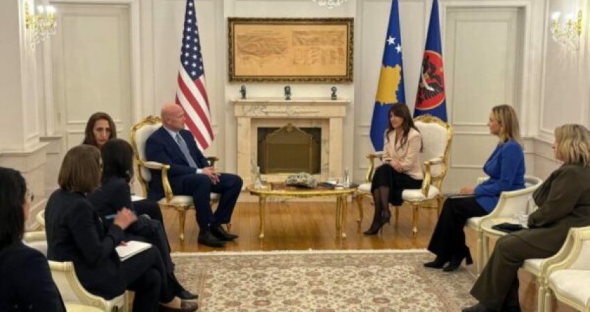 Haxhiu pret në takim ambasadorin amerikan në NATO, Matthew G. Whitaker