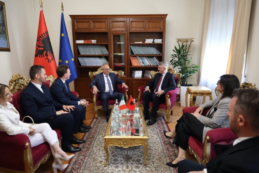 Gjekmarkaj dhe Topalli në takim me deputetin italian: Diskutime për integrimin, diasporën dhe shqetësimet e opozitës
