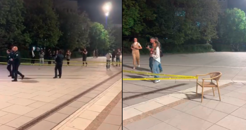 Policia vendos shirita afër objektit të Kuvendit të Kosovës, ku po mbahet seanca për Presidentin