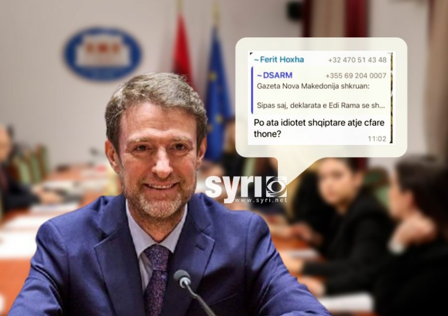 Ofendoi shqiptarët e Maqedonisë së Veriut - PD kërkon seancë urgjente me ministrin Ferit Hoxha në Komisionin e Jashtëm!