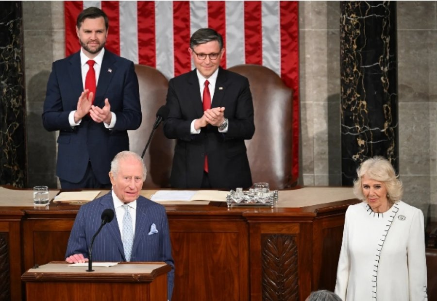 Mbreti Charles fjalim para Kongresit amerikan: SHBA -Britani, fatet tona të ndërthurura