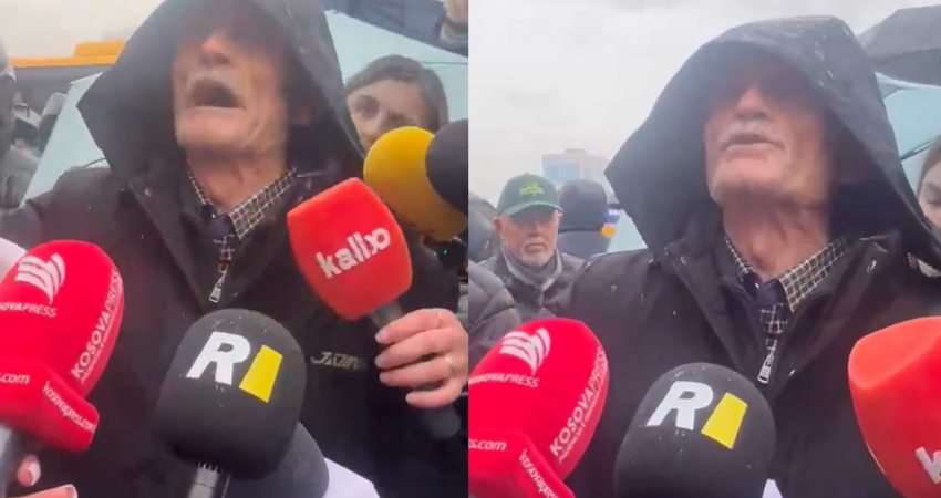 70-vjeçari në protestë: Unë si plak kam me i pri këtij populli për ta përmbys këtë qeveri kriminale