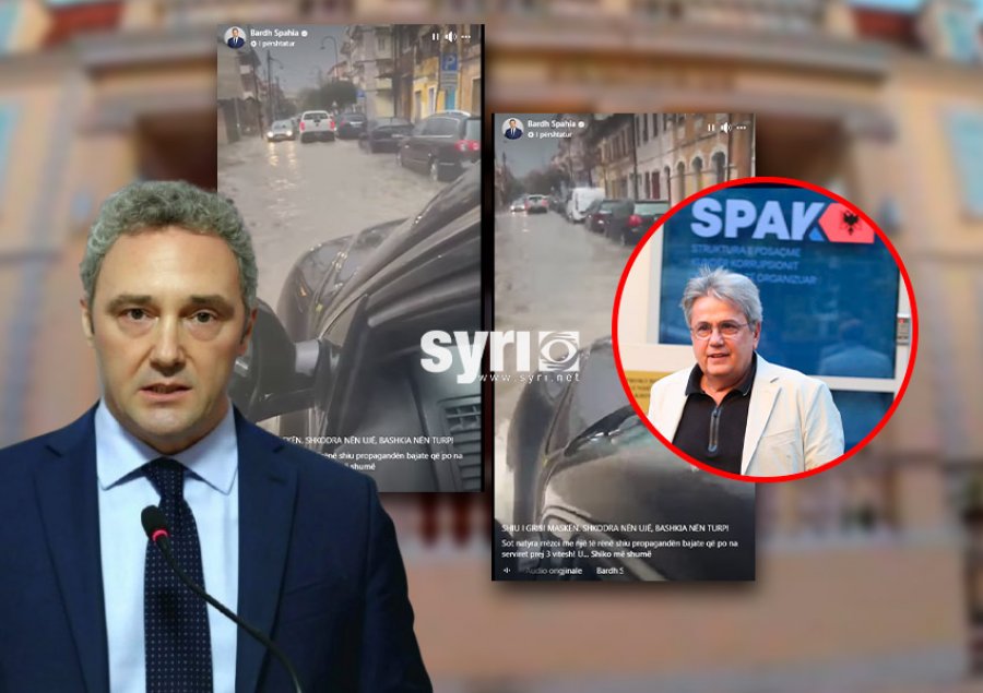 Bardh Spahia: Shiu i grisi maskën. Shkodra nën ujë, bashkia nën turp!