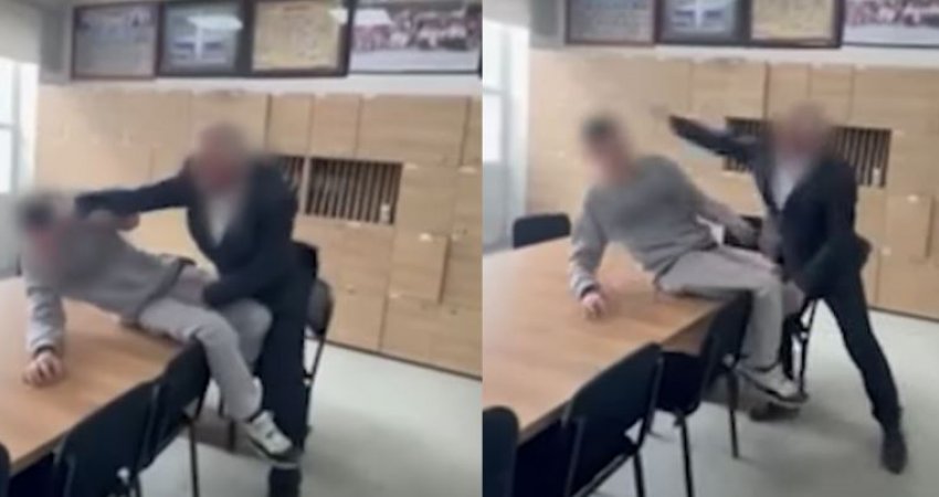 Kolegët e arsimtarit që rrahu nxënësin nesër me protestë
