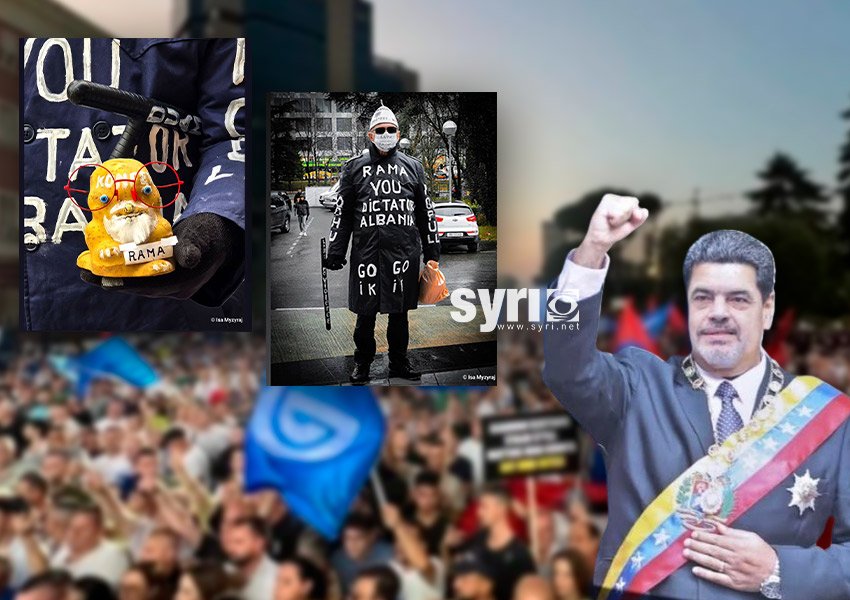 FOTO/ ‘RAMA, YOU DICTATOR ALBANIA’ – Njihuni me protestuesin atipik të opozitës