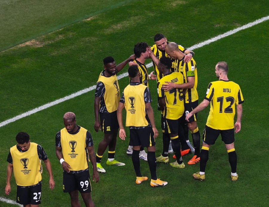 Mario Mitaj titullar, Al-Ittihad fiton thellë 7-0 në Champions League të Azisë