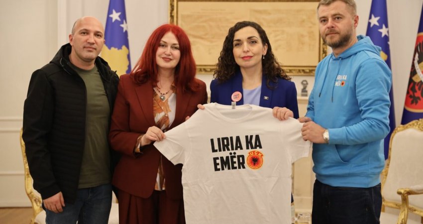 “Liria ka emër” merr përkrahjen edhe nga presidentja Osmani