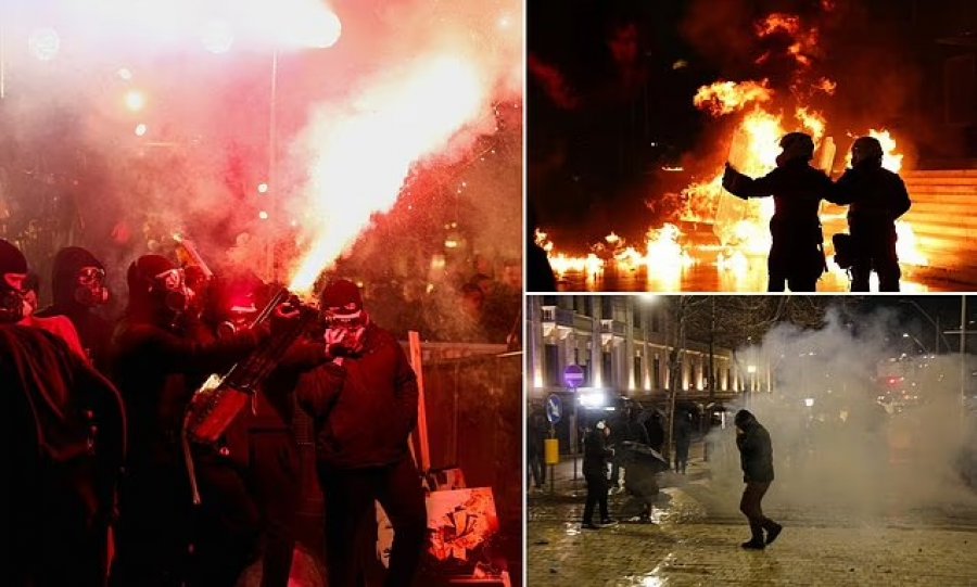 Media britanike: Protestat kundër korrupsionit në Shqipëri, gaz lotsjellës dhe topa uji kundër protestuesve 