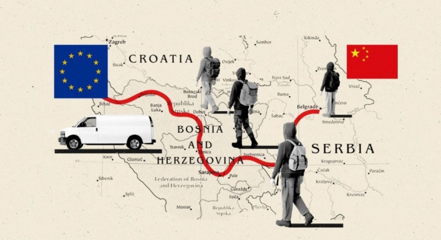 Ndërsa një derë mbyllet, një tjetër hapet: Emigrantët kinezë kalojnë përmes Ballkanit