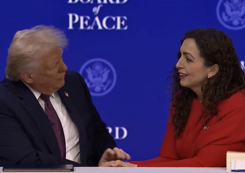 Bordi i Paqes, Trump vlerëson presidenten e Kosovës: Po bën një punë të madhe 