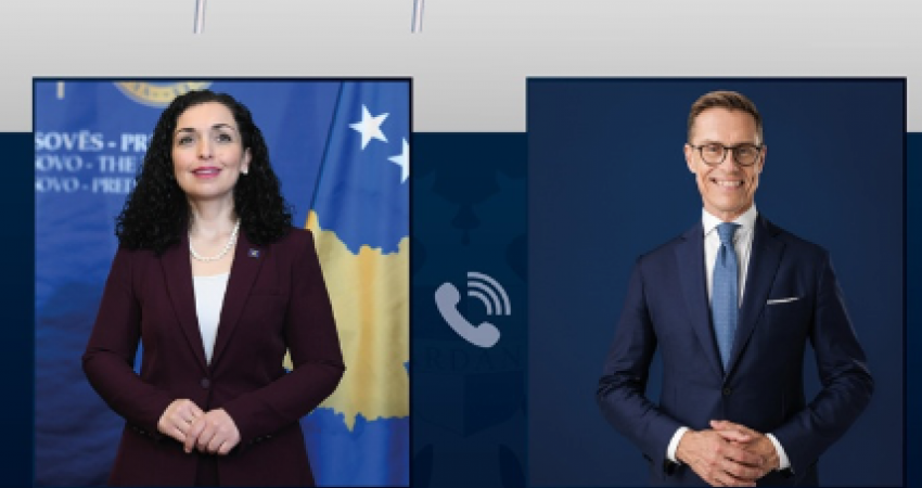 Osmani flet në telefon me presidentin e Finaldës: Diskutuam zhvillimet e fundit politike dhe për sigurinë
