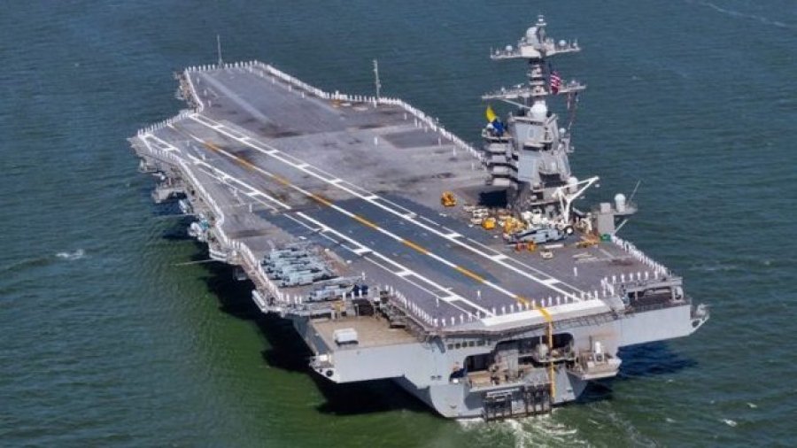 Aeroplanmbajtësja amerikane ‘USS Gerald R Ford’ ndalet në Kretë mes tensioneve me Iranin