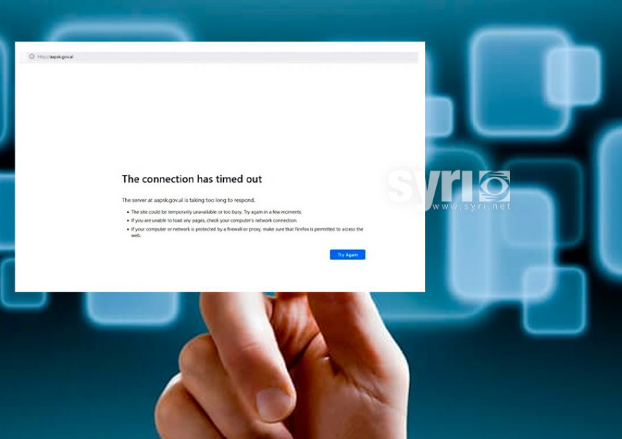 Bie sërish shteti online, shumë faqe agjencish (gov.al) nuk hapen, probleme me energjinë