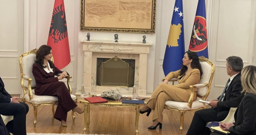 Osmani pas takimit me Spiropalin: Kosova dhe Shqipëria më të forta kur veprojnë bashkë – marrëdhënie e pazëvendësueshme