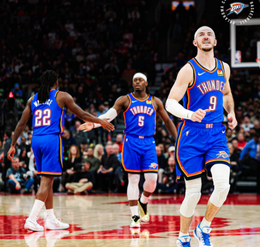 Oklahoma vazhdon marshimin në krye, mbrëmje e hidhur për Lakers dhe Warriors