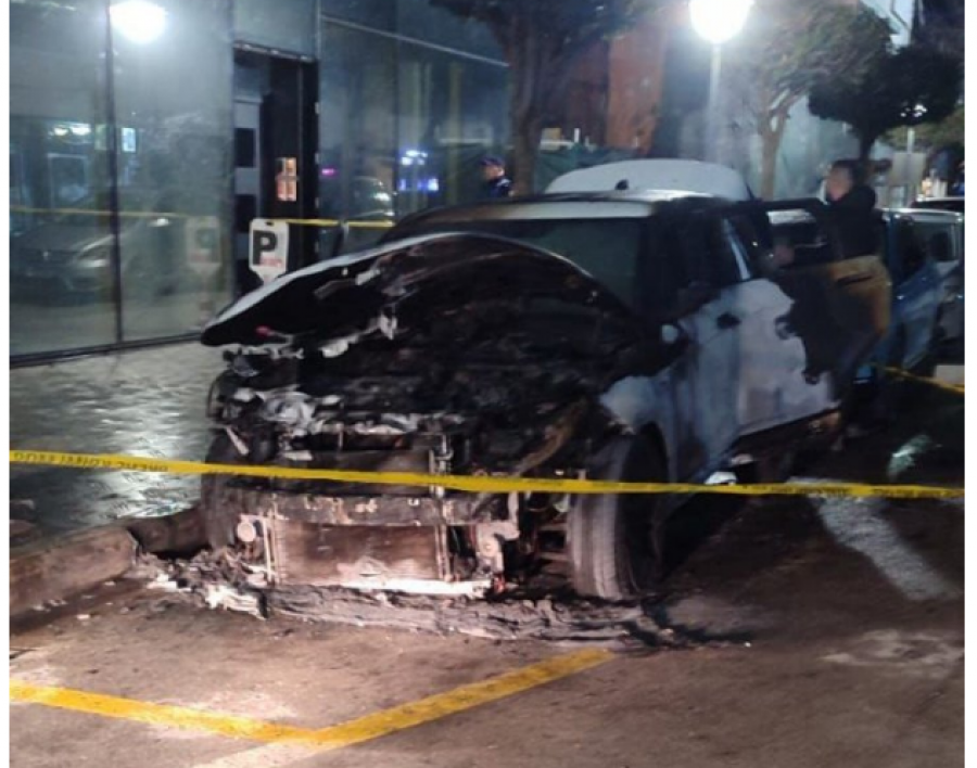 Identifikohet pronari i 'Range Rover'-it të djegur në Pogradec, i arrestuar më herët për konflikt me komisioner gjatë zgjedhjeve