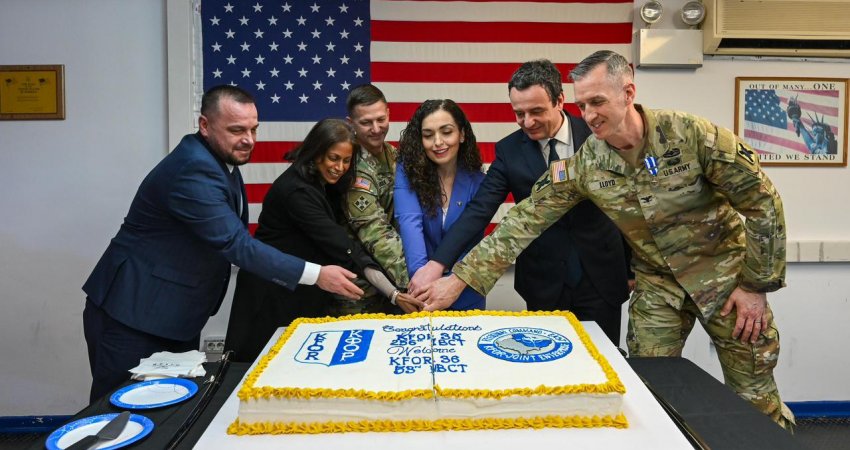 “Prania e trupave amerikane garanton stabilitet”, Presidenca njofton për ceremoninë në Bondsteel ku ishin Osmani e Kurti