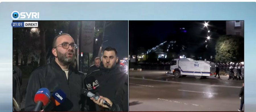 Policia përdor ujin me piper kundër Berishës, Bardhi: Dhunë e paprecedentë ndaj qytetarëve paqësorë 