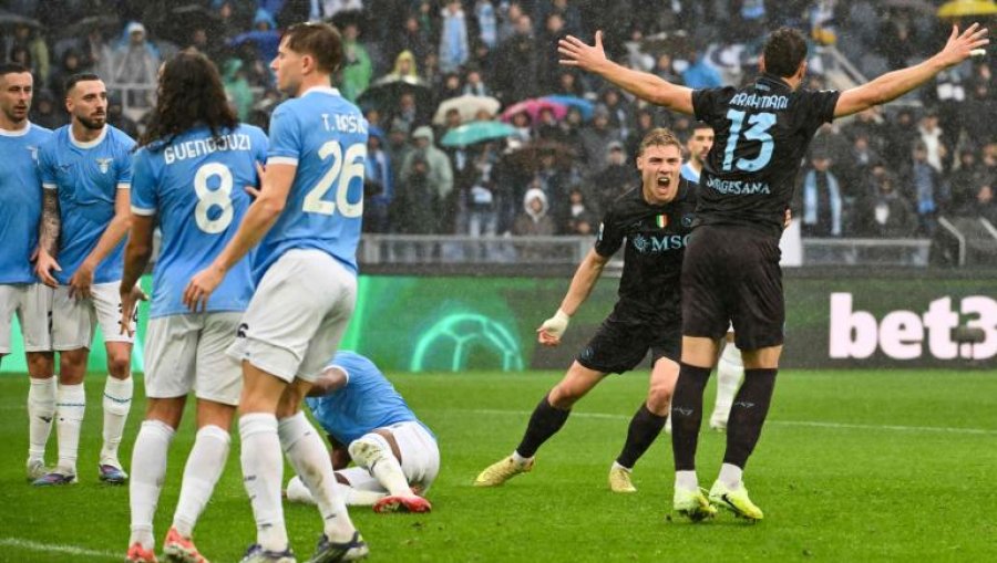 VIDEO/ Rrahmani e nis vitin me gol, Napoli mposht Lazio-n në 'Olimpico'