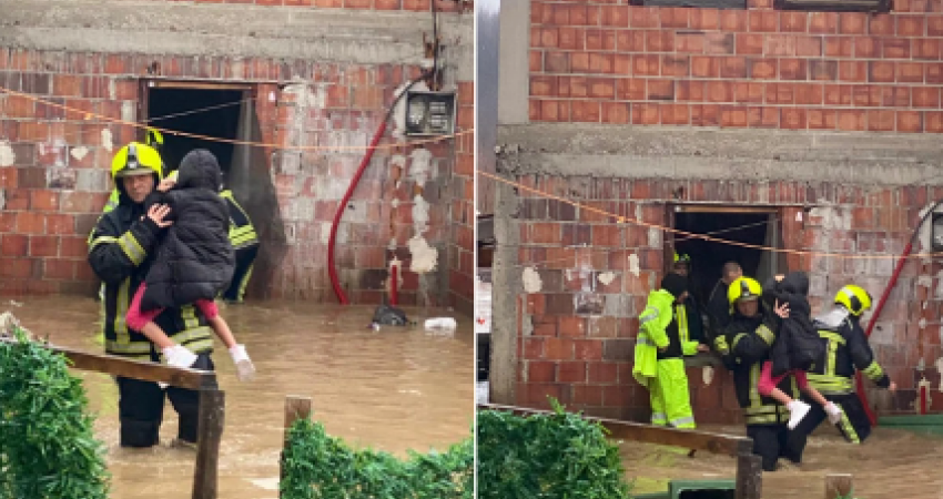 Vazhdojnë reshjet e shiut, disa komuna pa ujë e rrymë – shumë familje evakuohen