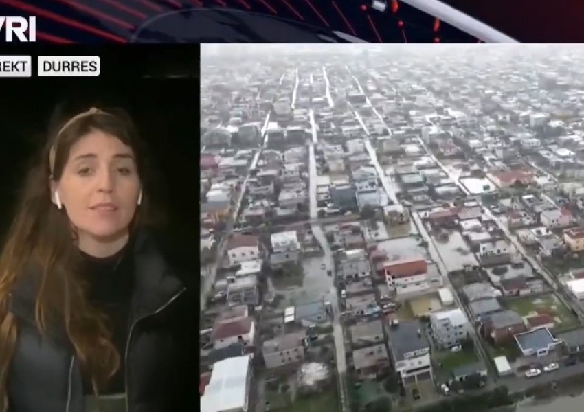 Durrës/ Emergjencat Civile: Mbi 100 banesa nën ujë, Gazetarja: Numri është shumë më i madh, niveli i ujit s'ka rënë 