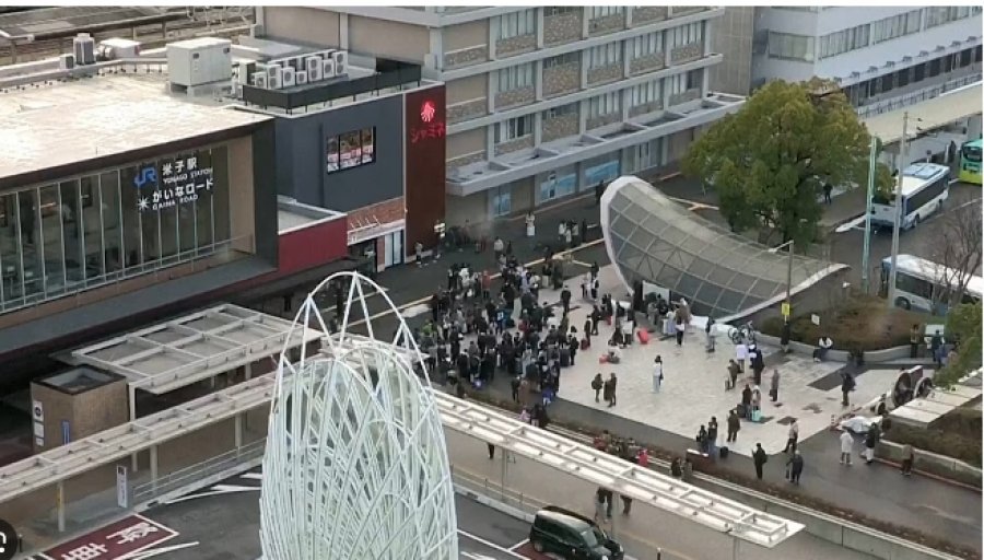 Tërmet i fuqishëm 6.2 magnitudë godet prefekturën Shimane të Japonisë