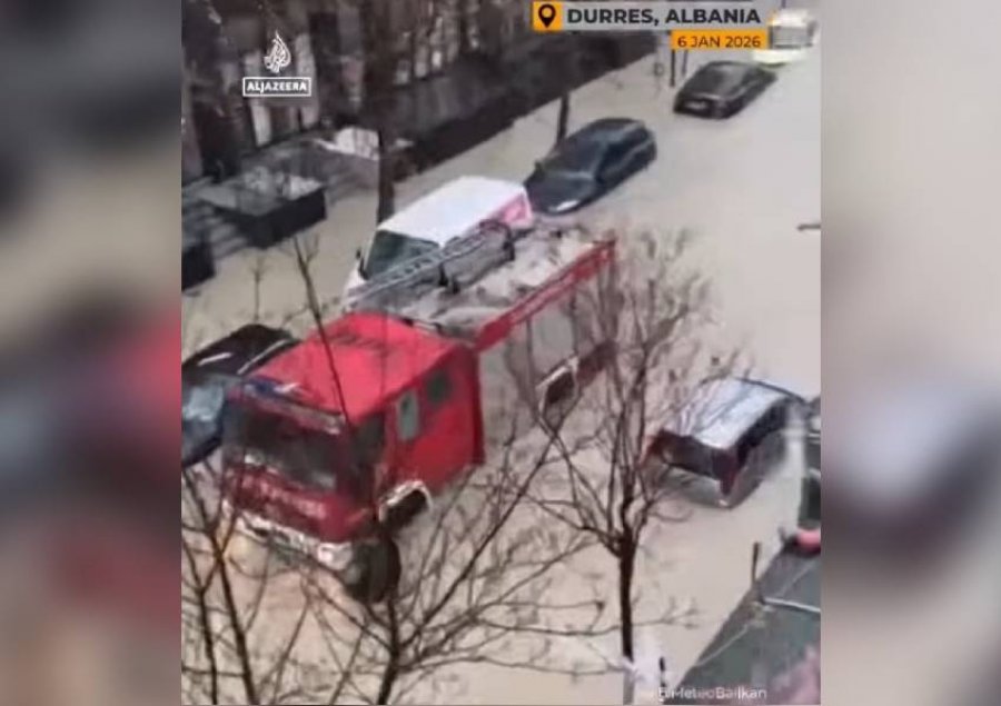 Al Jazeera raporton për kaosin në Durrës: Dhjetëra makina të përmbytura