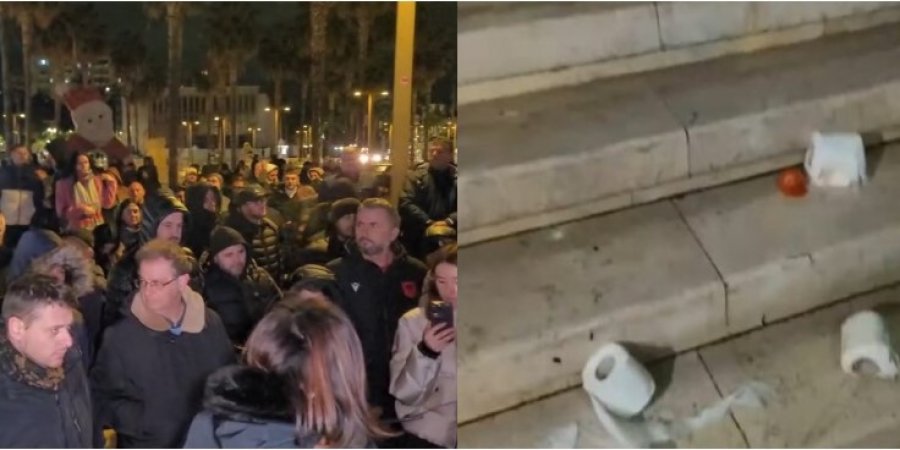 Letra higjienike dhe domate drejt Bashkisë/ Qytetari: Balluku, Ceno Klosi dhe Spartak Kovaçi vodhën 35 mln euro!
