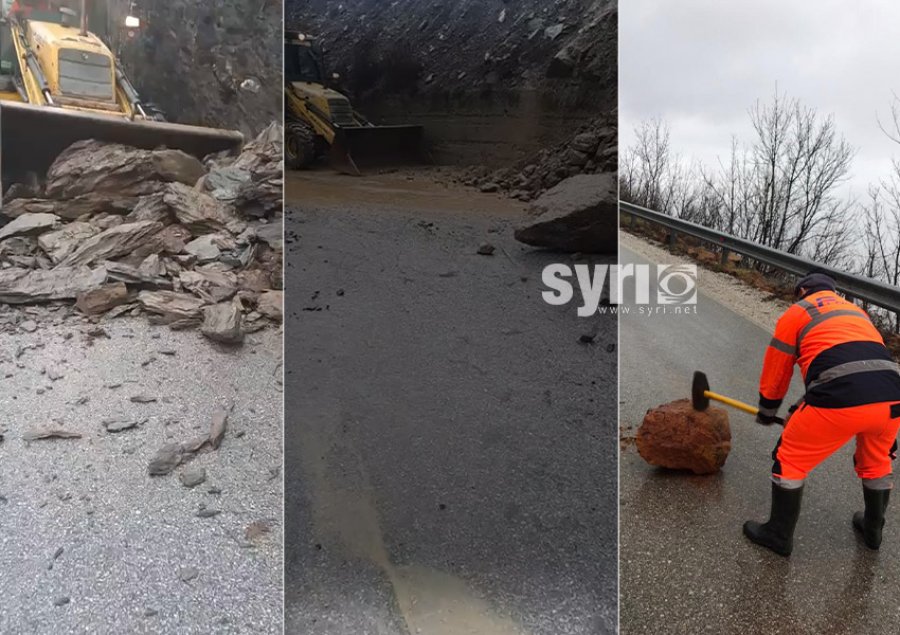 Kukës, disa fshatra pa energji elektrike, rënie gurësh në akset nacionale 