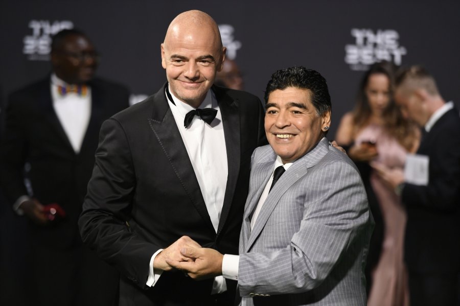 Infantino zgjedh ‘Golin e Shekullit’ të Maradonës si më të bukurin në historinë e Botërorëve