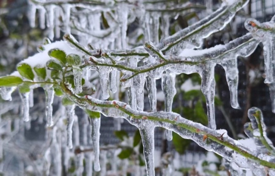 I ftohti 'ngrin' qarkun Elbasan, temperatura deri në –15°C, disa zona probleme me furnizimin me energji 