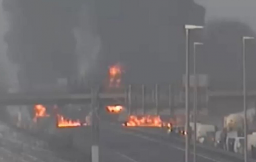 Aksident i rëndë në një autostradë në Slloveni, raportohet për shpërthim të një cisterne