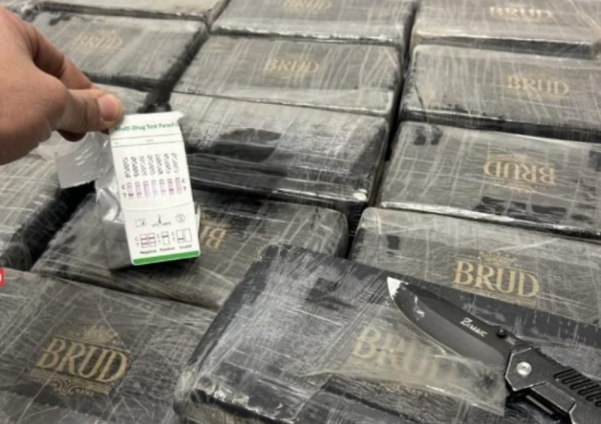 Itali/ Sekuestrohen mbi 160 kg kokainë, arrestohen dy shqiptarë, vlera e drogës 20 mln euro