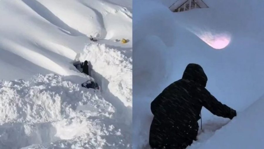 Pamje të pabesueshme, reshje rekord bore në Kamchatka të Rusisë