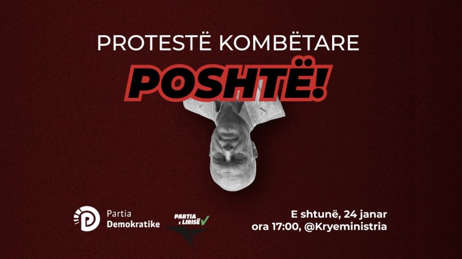 Blushi thirrje proteste: Hajdutët nëpër zyra dhe shtëpi, opozita në burg, ti shporrim 