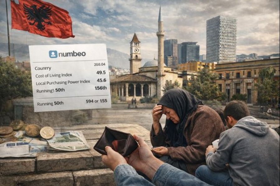 Indeksi i Numbeo-s: Shqipëria në fund të Europës për fuqinë blerëse, jetesa më e shtrenjtë se pagat