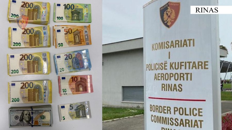 Tentoi të dilte nga Shqipëria me rreth 70 mijë euro të padeklaruara, procedohet kinezja